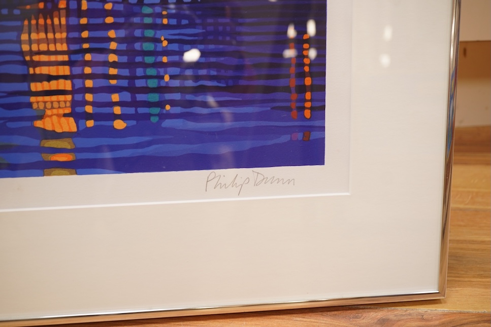 Philip Dunn (b.1945), three giclée prints, comprising 'Nightfall', 'Eventide' and one other, each signed in pencil, two limited editions, largest 46 x 67cm